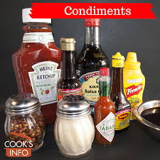 CONDIMENTS