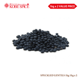 DARK SPECKLED LENTILS (1kg, 1kgx2)