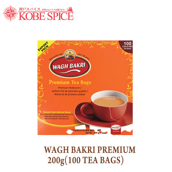 WAGH BAKRI PREMIUM (2g x 100 TEA BAGS)